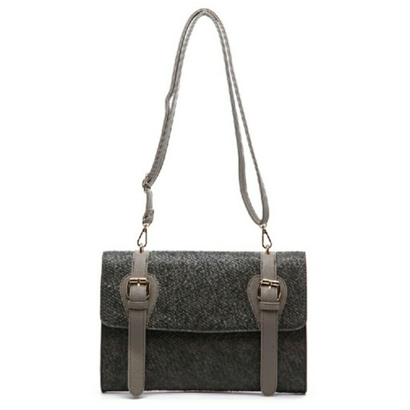 NWT Pink Haley Finola Vintage Crossbody in Gray - Picture 2 of 3